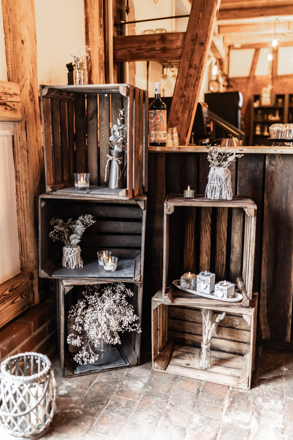 Fachwerk16, Hochzeitsdekoration im Freien