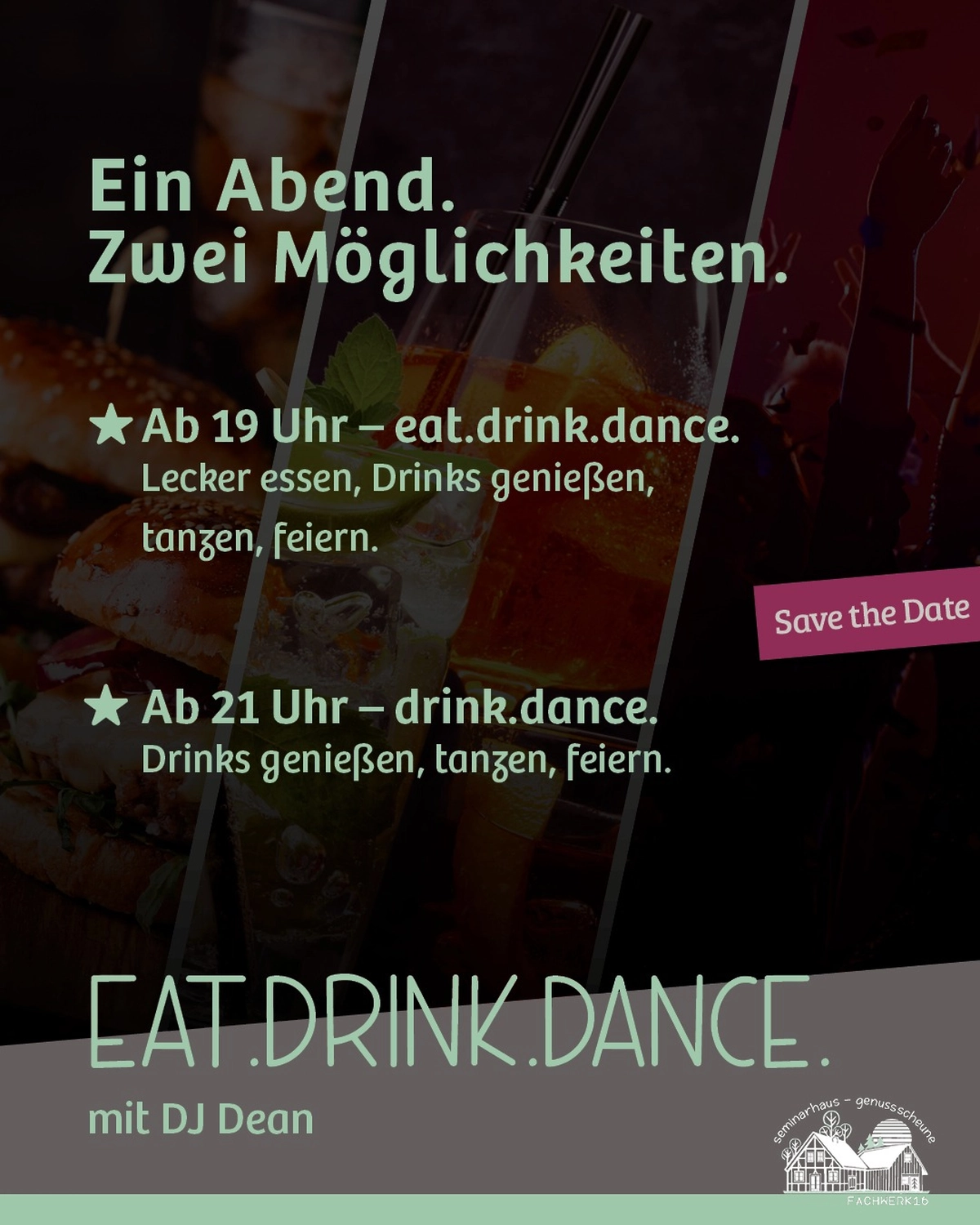 Fachwerk16, Seminarhaus, weiße Möbel Tisch und Hocker