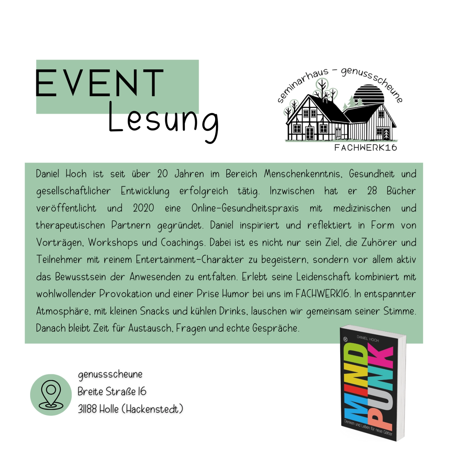 FACHWERK16, Seminarhaus, Verkaufsautomaten, Kaffeeautomaten und eine Blackbox